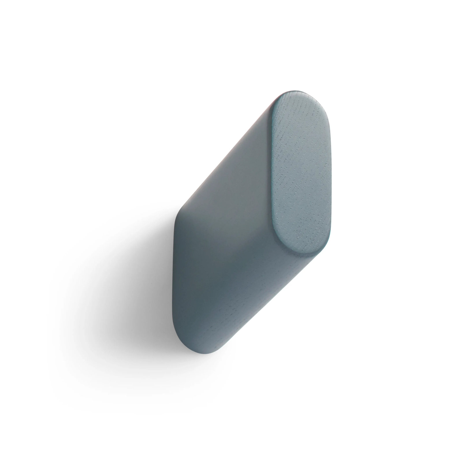 Wook Solid Wood Wall Hook, Marine Blue