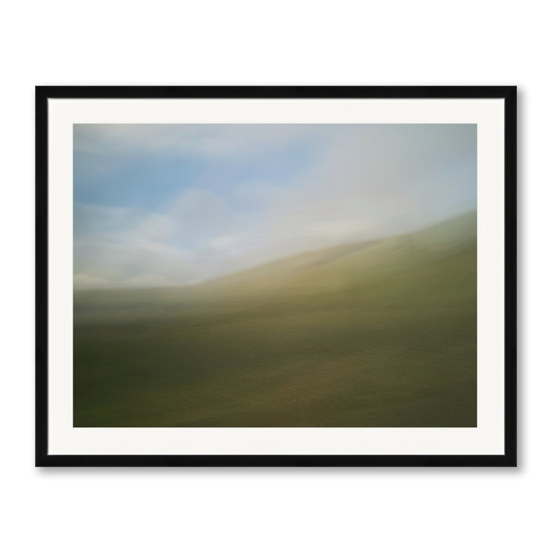 Bus Window 3 Print by Harold Davis, Black Framed Paper, 24" H x 30" W