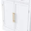 Armoire-bar moderne avec rangement Buffet avec tiroir 2 tablettes réglables et 2 portes pour la cuisine