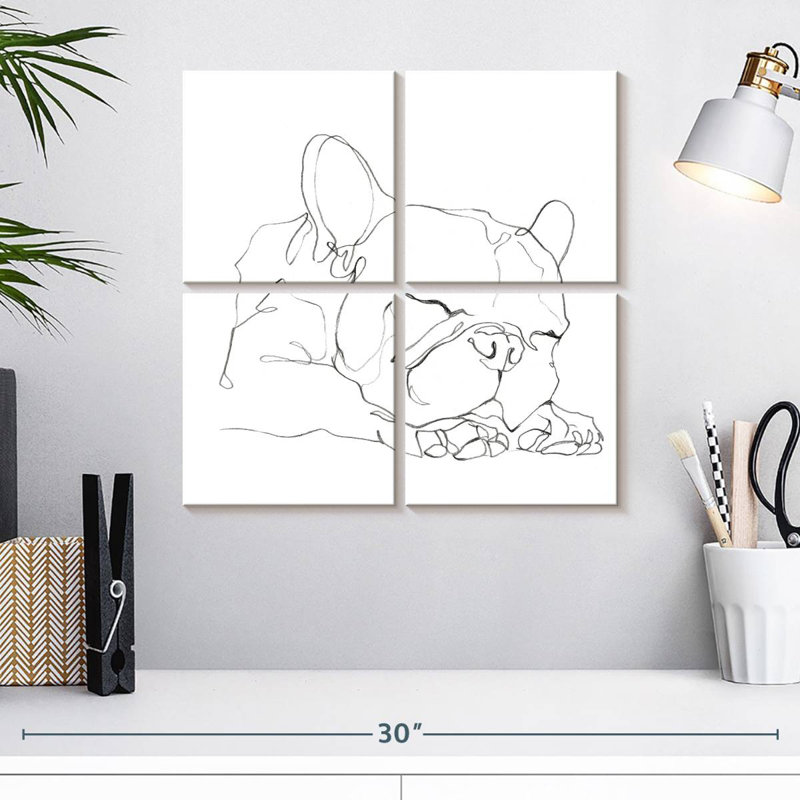 Bouledogue français Brampt Contour I, H 18 po x l 18 po