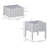 Outsunny 2 Piece Raised Garden Bed With Legs, Self-Watering Planter Box Raised Bed To Grow Flowers, Herbs & Vegetables-1495401643