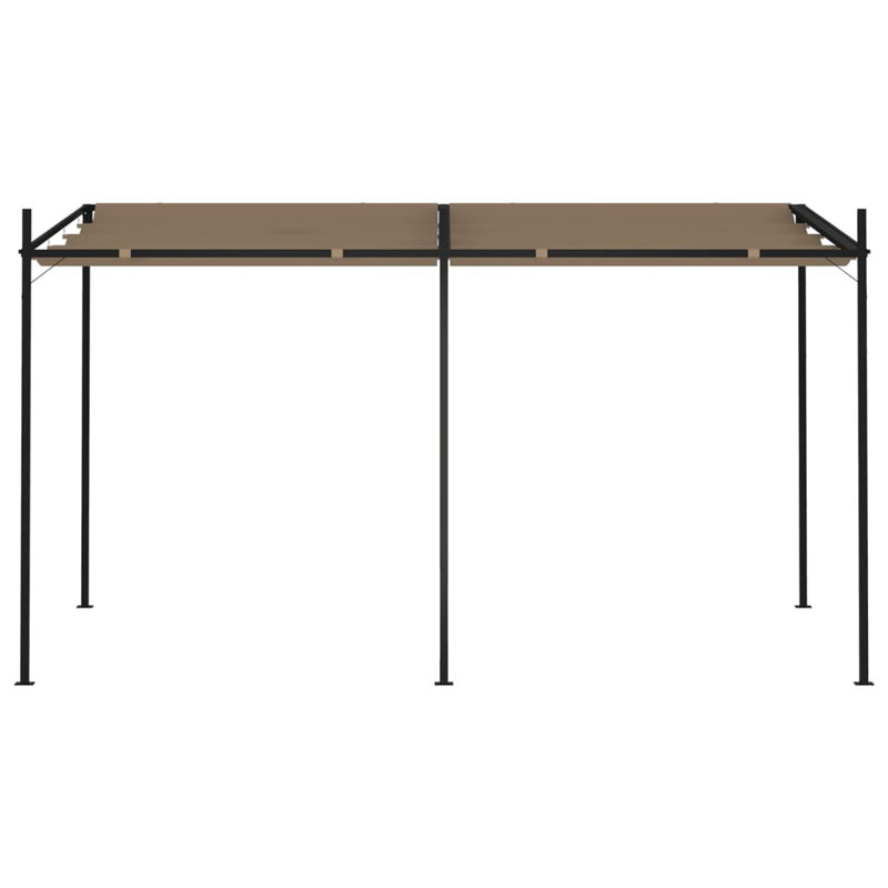 Tenafly Iron Patio Gazebo, Taupe