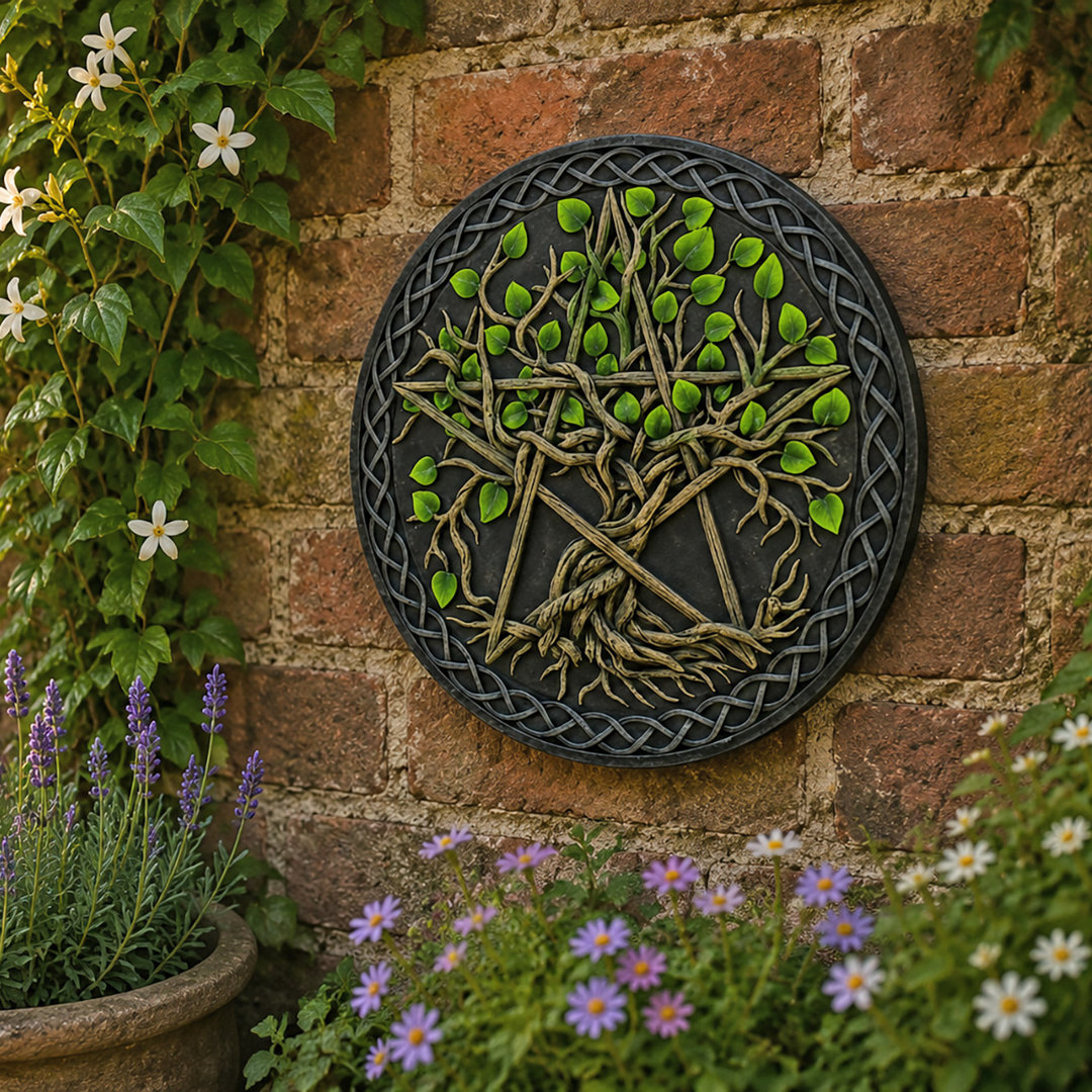 Traditional Plants & Flowers Wall Decor on Ceramic / Porcelain