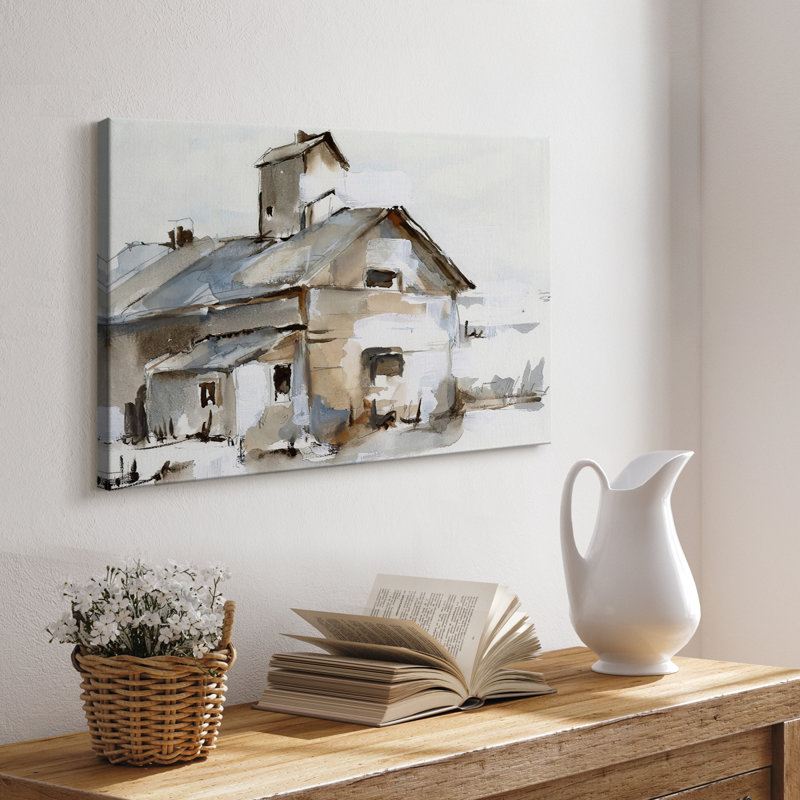 Dilapidated Barn II -Gallery Wrapped Cavas, 8" H x 12" W