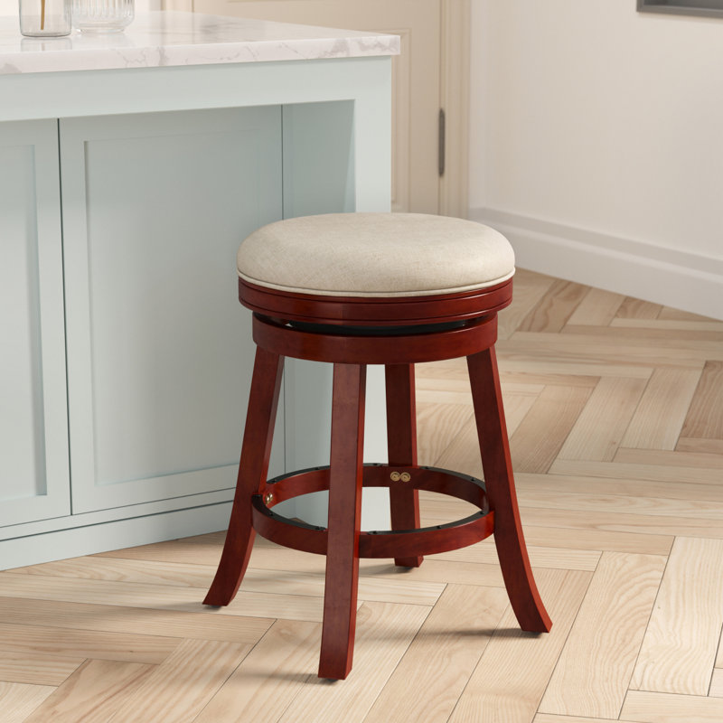 Tabouret, siège en tissu, Tanné