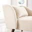 Chaise longue beige en velours avec structure stable et incurvée, couleur-1818640665