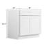 Armoire de cuisine Modern Shaker, structure en bouleau massif, glissières DTC à fermeture en douceur à extension complète, tablettes réglables, options de largeurs multiples (12 po à 42 po)-121671106-121671111