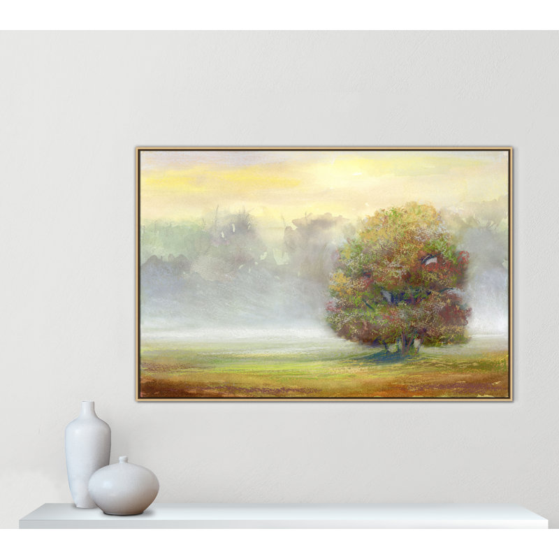«Rayssa Brush Print» par Dena Ann Adams, Naturel, H 41,5 po x l 61,5 po