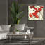 «Poppies And Cream 2» par Shirley Novak, art mural sur toile-873997197