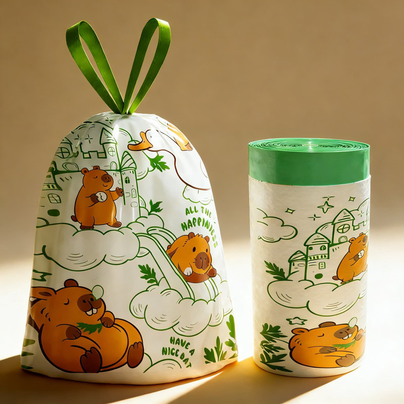 Sacs poubelle à cordon 4 gallons Capybara