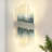  Gadon  23.6"H LED Mute Blue Silver Flush Mounted Sconce