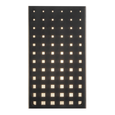 Astoria 9-in Black dimmable LED Wall Sconce