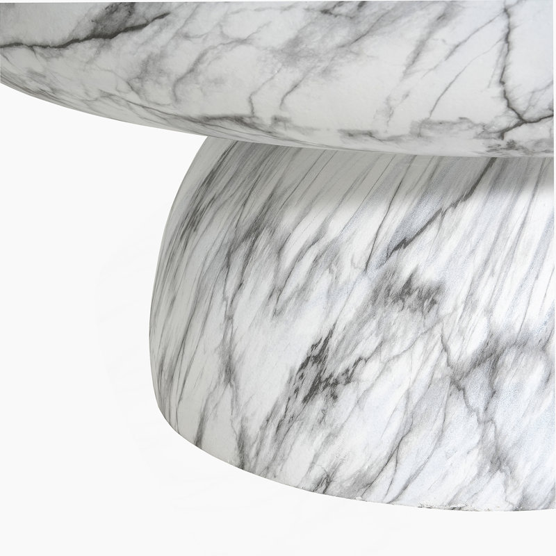 Table de bout ronde et petite table basse pour une utilisation intérieure et extérieure