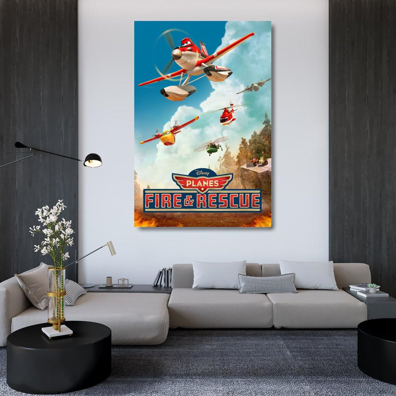 Planes Fire & Rescue, 48" H x 32" W
