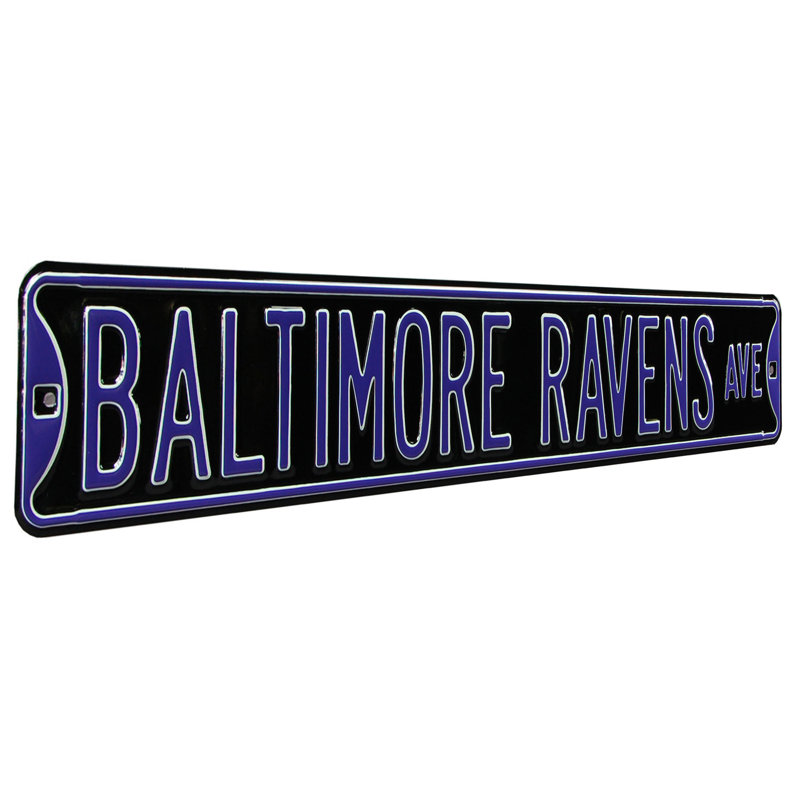 Souvenirs sans cadre sur métal, Baltimore Ravens