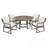 5-Piece Outdoor Dining Set with 4 armchairs-684525969