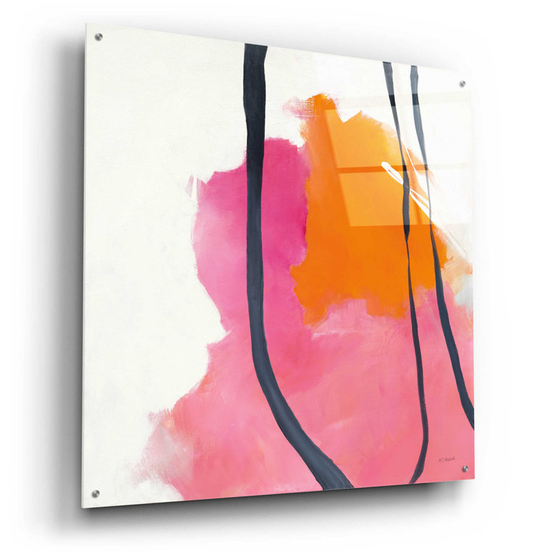 Somersault II sur plastique / acrylique par Mike Schick, H 36 po x l 36 po x P 0,2 po