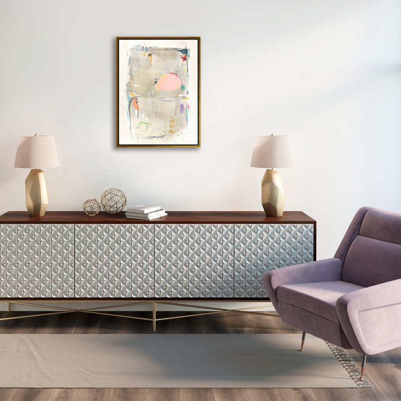 Second Season III Print by Bella Lane, 49.75" H x 37.75" W x 1.5" D, Image Brush Gel