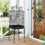 136cm Iron Play Top Floor Bird Cage with Wheels-661721025