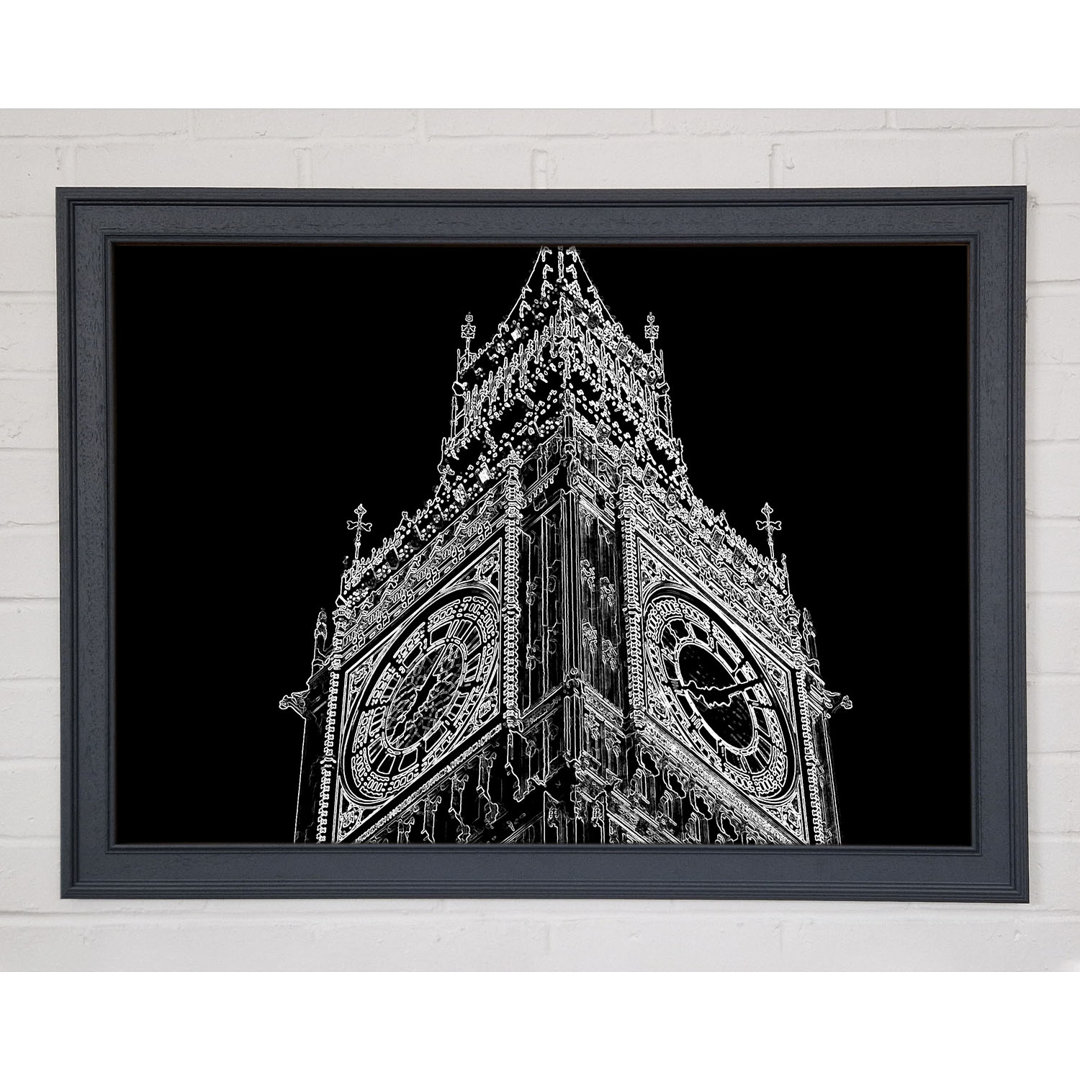 Gerahmtes Leinwandbild London Big Ben Framed Print