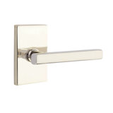 Flat Privacy (Bed & Bath) Door Lever with Rectangle Rosette