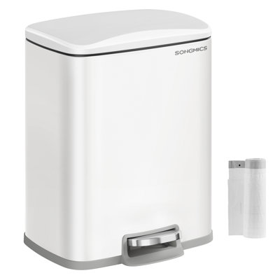5.2 Gallon Stainless Steel Trash Can Included 15 Trash Bags