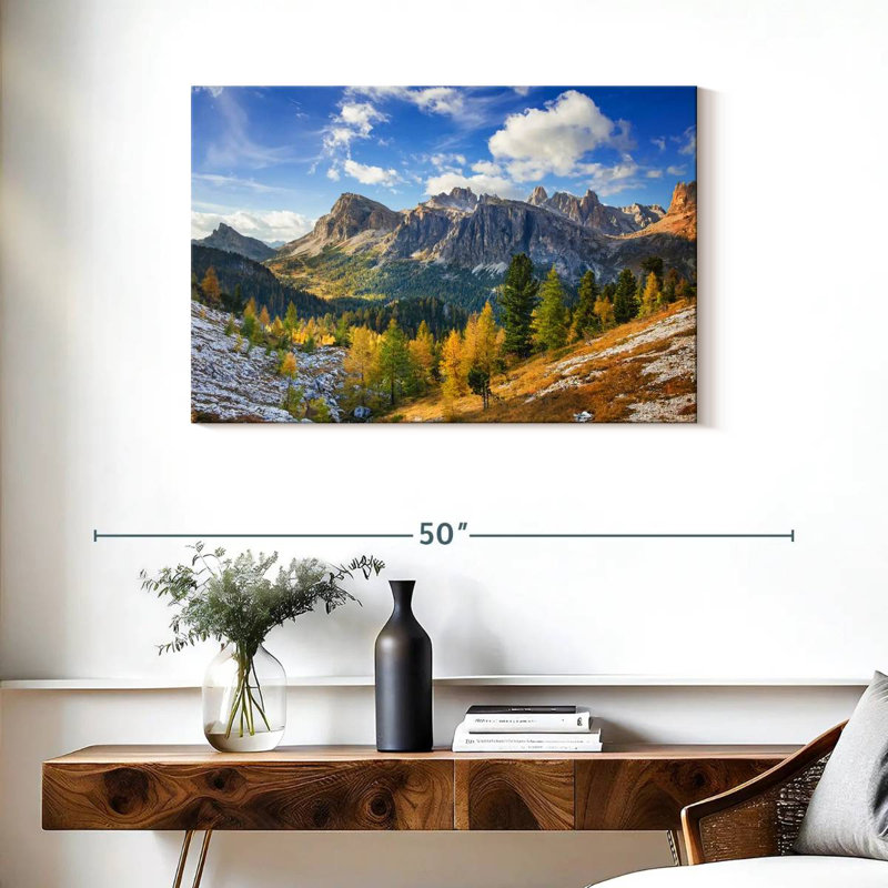 Chaîne de montagnes des Dolomites d'Alvord, H 24 po x l 36 po