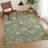 Machine Washable Indoor/Outdoor Chantille ACN2305 Global Rug-1202608086