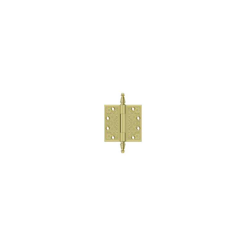 Hinge, Polished Brass