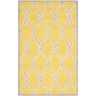 Cannen Hand Tufted Wool Geometric Rug