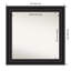 Miroir d'appoint mural en plastique noir-1053379162