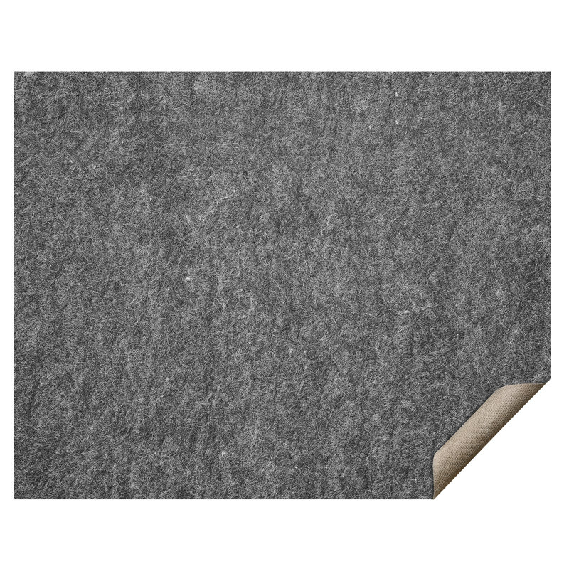 - Slip-Resistant Rug Pad - Protective Cushioning Carpet Pad - 8' X 10' - 1/4"Thick - Dual Surface - Polyester Felt + Latex - Gray - 7-8㎡ Area Carpet Padding Rug Cushion Safe For All Floors