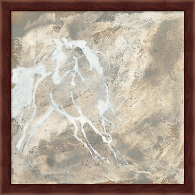 «White Horse I» par Chris Paschke, art mural encadré