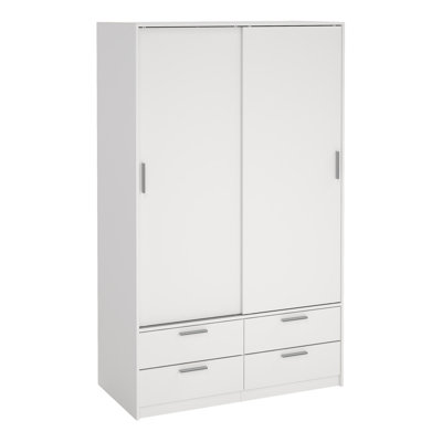 Raylinn 2 Door Manufactured Wood Wardrobe