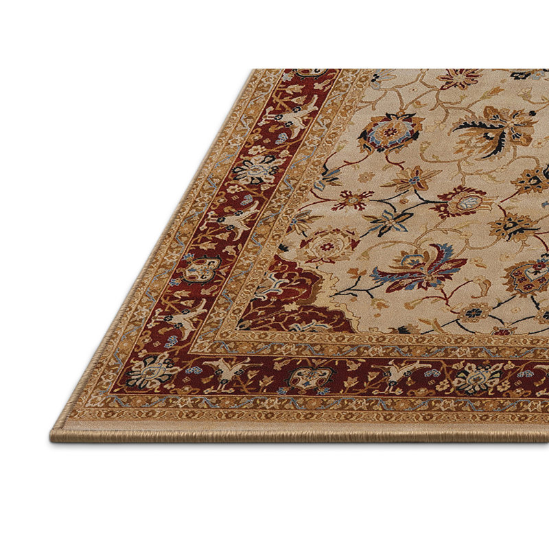 Tapis brun / rouge Swening, Rectangle 5 pi x 7 pi
