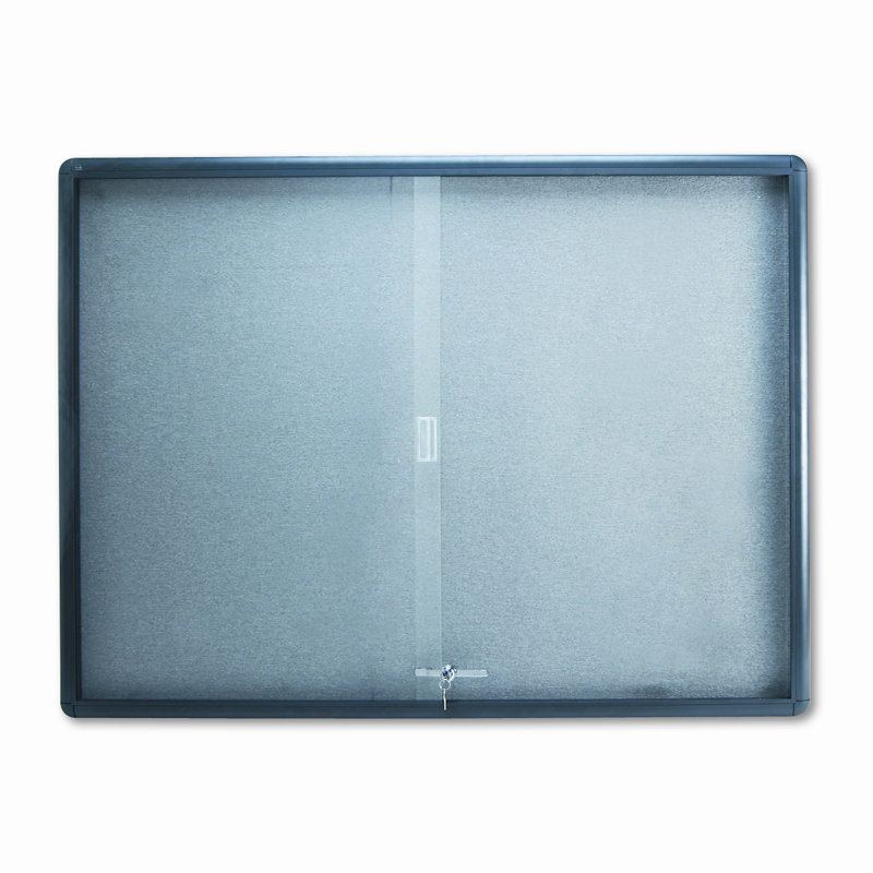 Enclosed Cabinet Fabric Small - 2' - 4' Bulletin Board