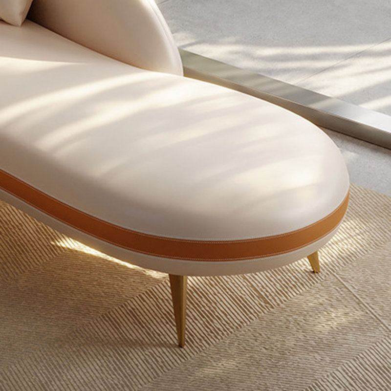 Chaise longue, Beige