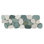 Ganges Natural Stone Listello Mosaic Tile Pebble Design Water-Resistant Glazed - 4'' x 12''