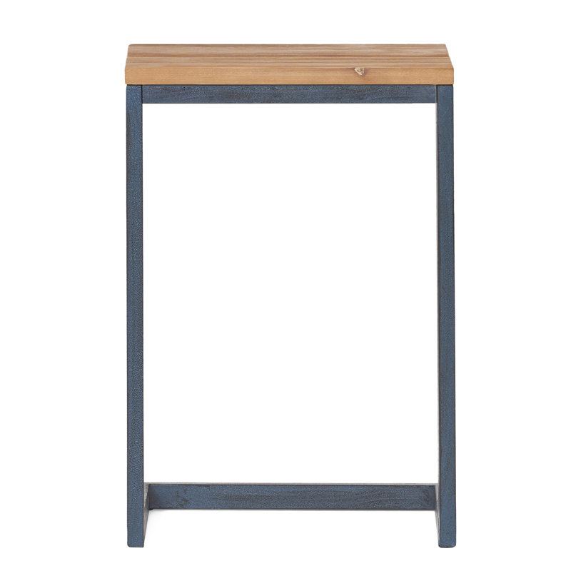 Outdoor Cast Aluminum Dining Table, Bronze, 15.5" H x 11.25" W x 22.25" D