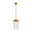 Luminaire suspendu cylindrique à 1 lumière