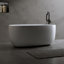 Baignoire indépendante en pierre de résine à surface solide