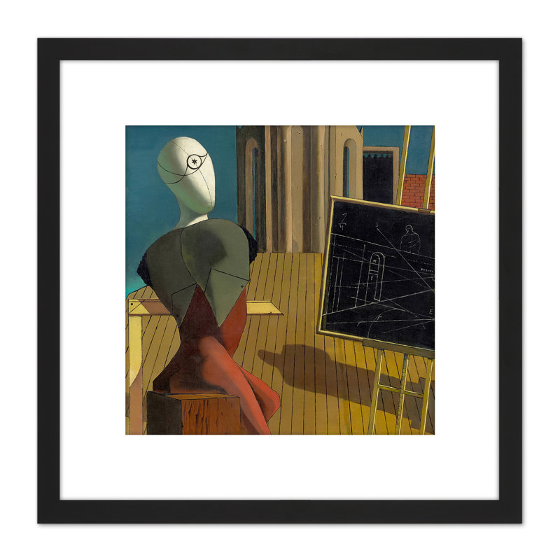 Giorgio De Chirico The Seer by Giorgio De Chirico - Single Picture Frame Painting