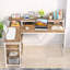 104.1Cm W L-Shaped Computer Desk-984458117