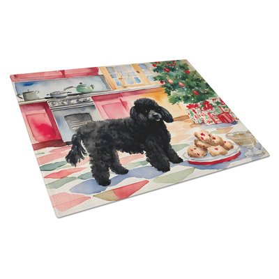 Planche à découper en verre Poodle