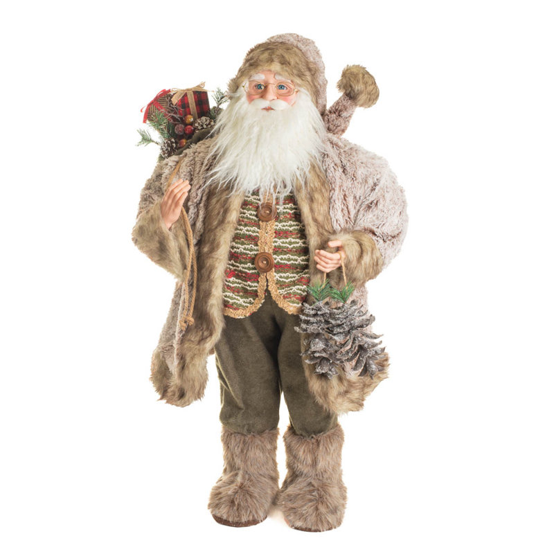 Père Noël nordique brun