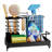 Rustproof Stainless Steel Sink Caddy - Space-Saving Organizer With Removable Tray