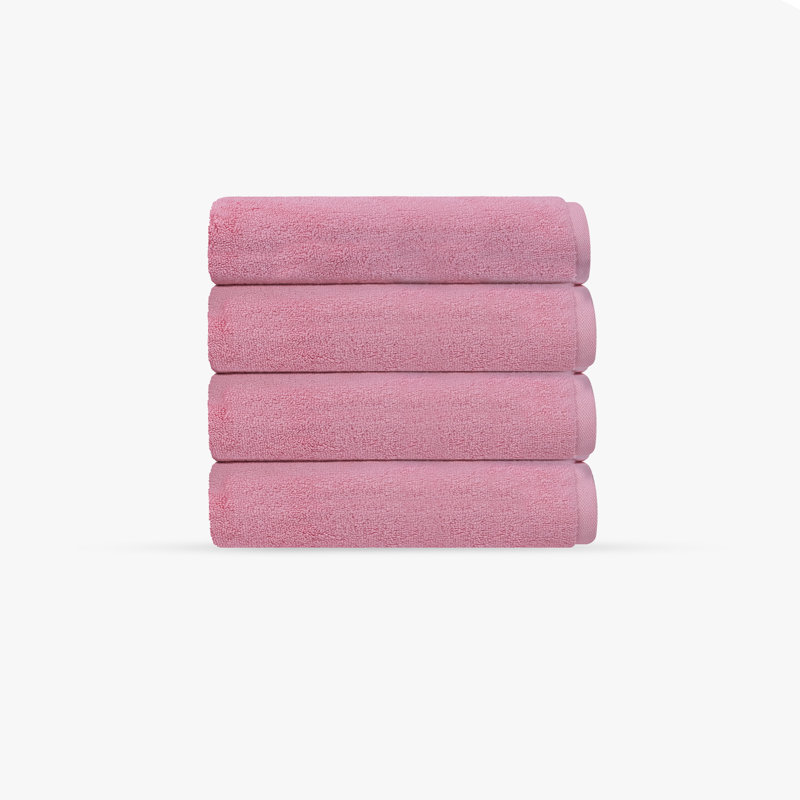 Ensemble de 4 serviettes Mac, Rose