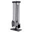 Wench 4-Piece Iron Fireplace Tool Set