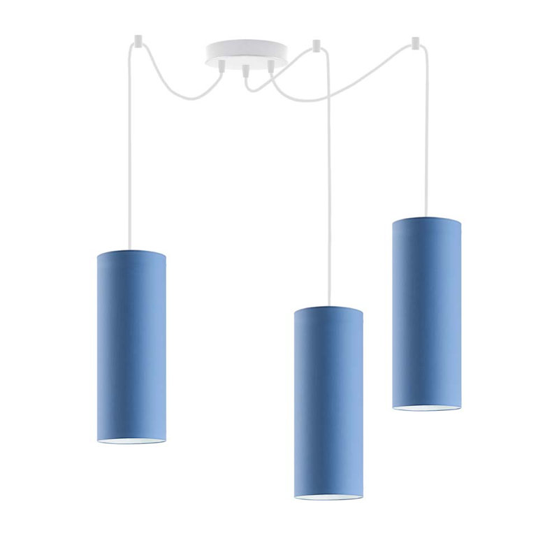 Jeannicole 3 - Light Pendant, Blue, White