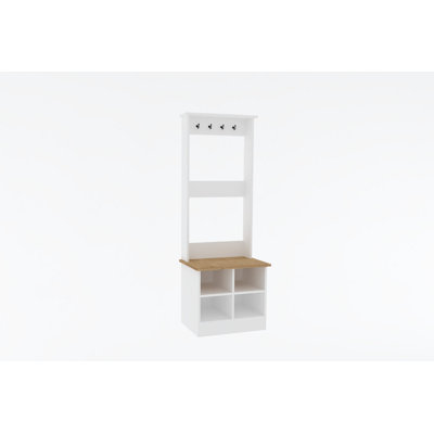 Hall Tree with Bench and Shoe Storage